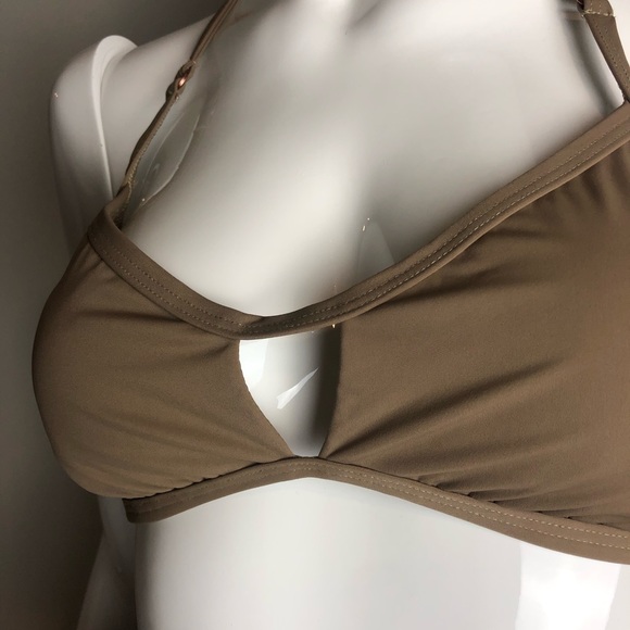 ECO Peace Brown Bikini Swimwear Top - Picture 5 of 15